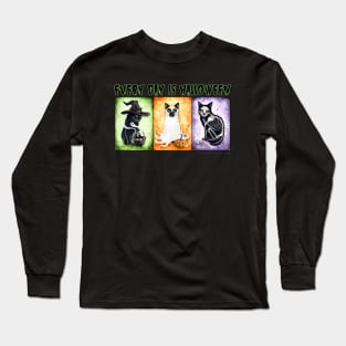 Every Day is Halloween (Green) Long Sleeve T-Shirt